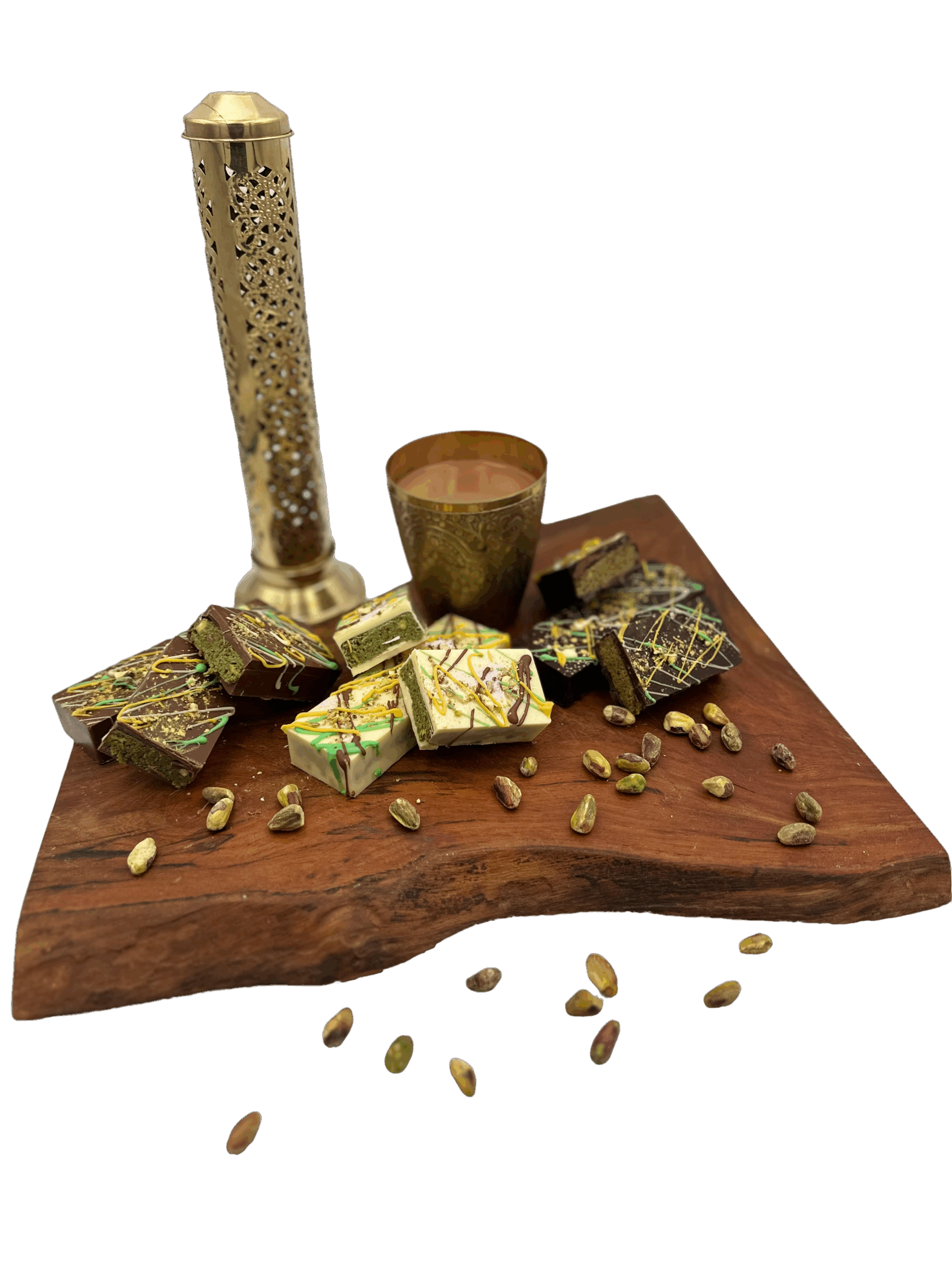 Pistachio Kunafa 3 x 100g Bars (Mixed)